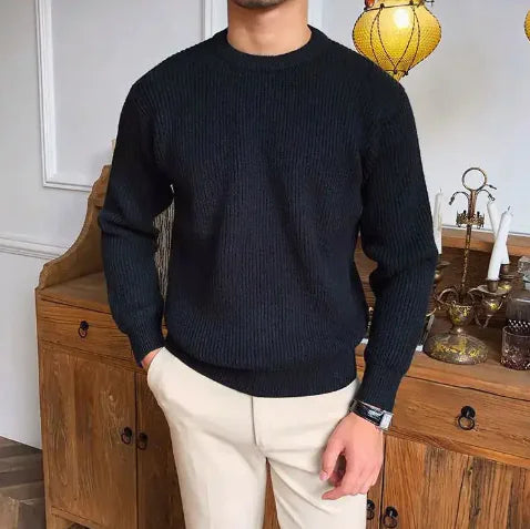 The Dapper Crew Knit Sweater