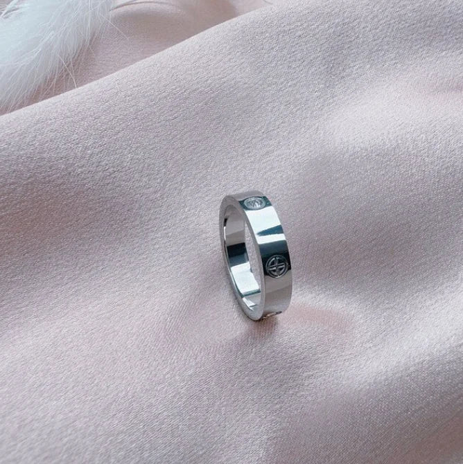 LOVE Stainless Steel Rings