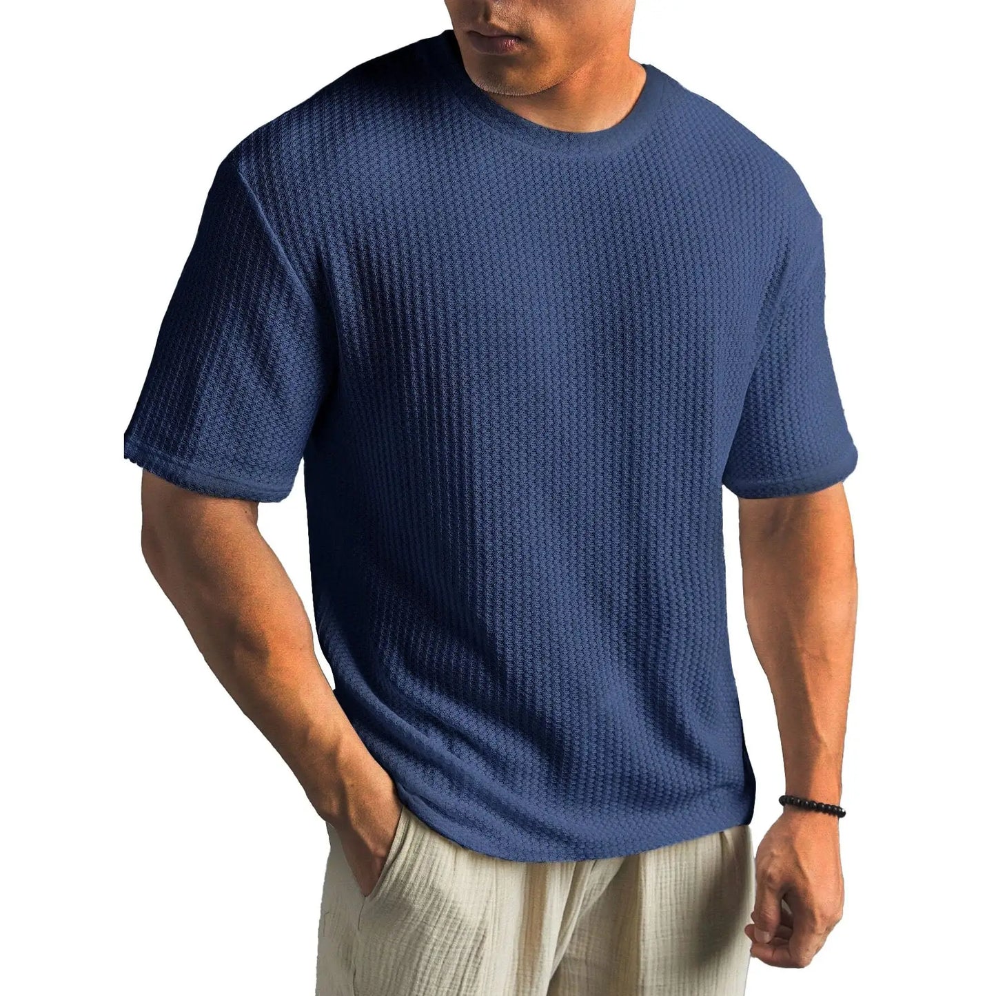 Outstanding Waffle-Knit Tee