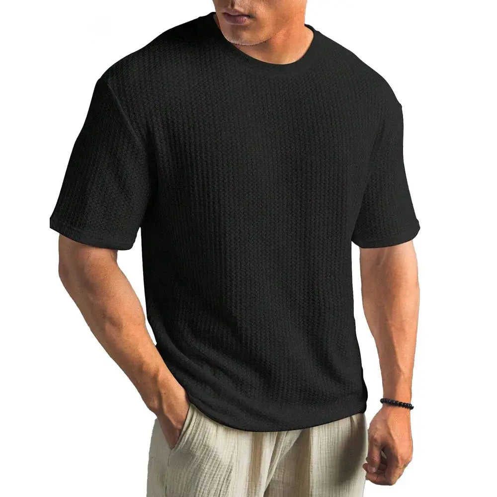 Outstanding Waffle-Knit Tee