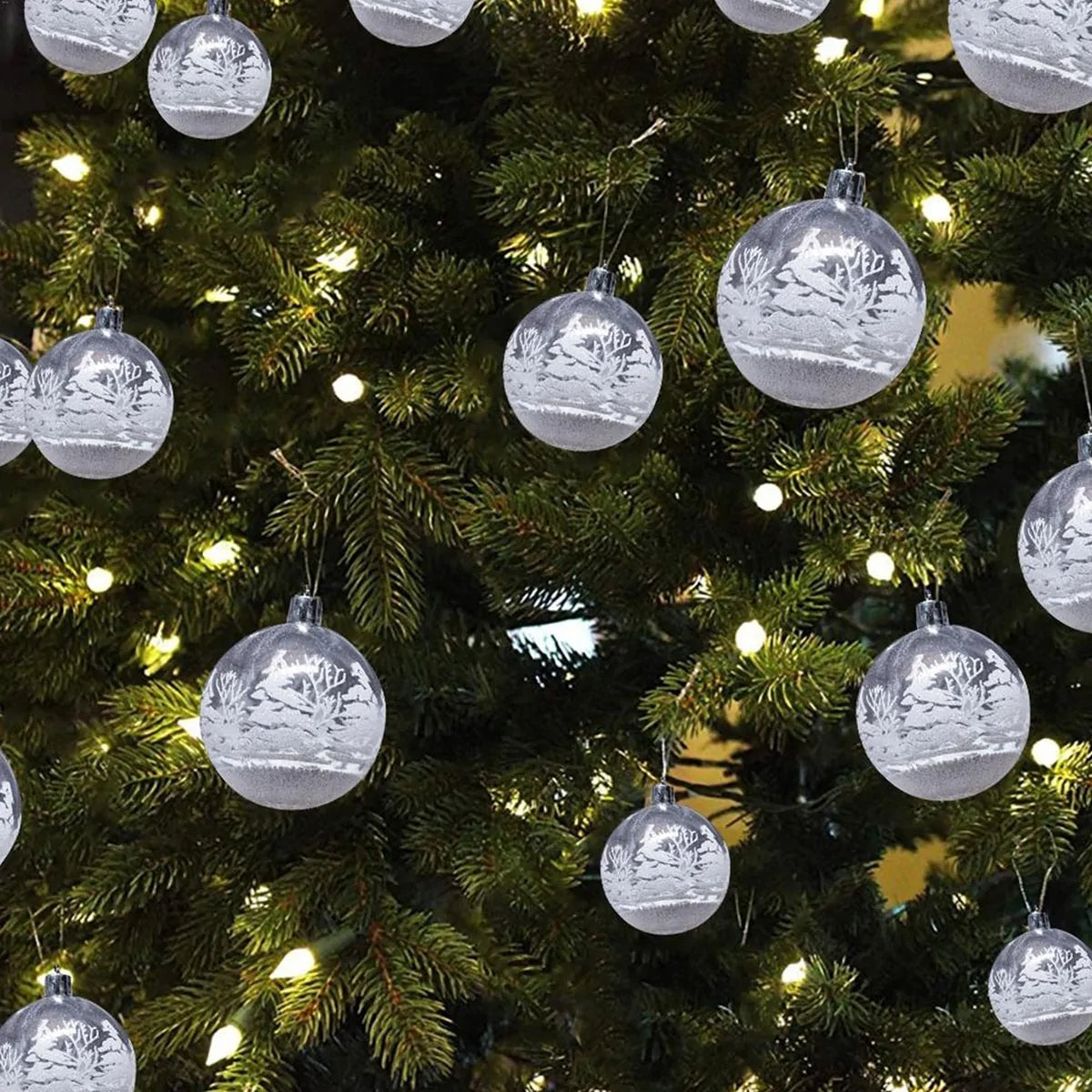 Christmas Transparent Ball Ornaments