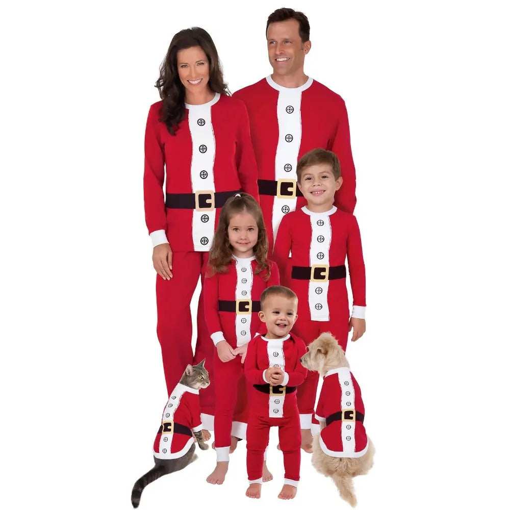 Santa and Elf Matching Pajamas