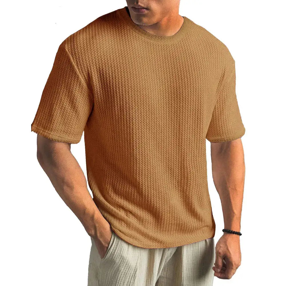 Outstanding Waffle-Knit Tee