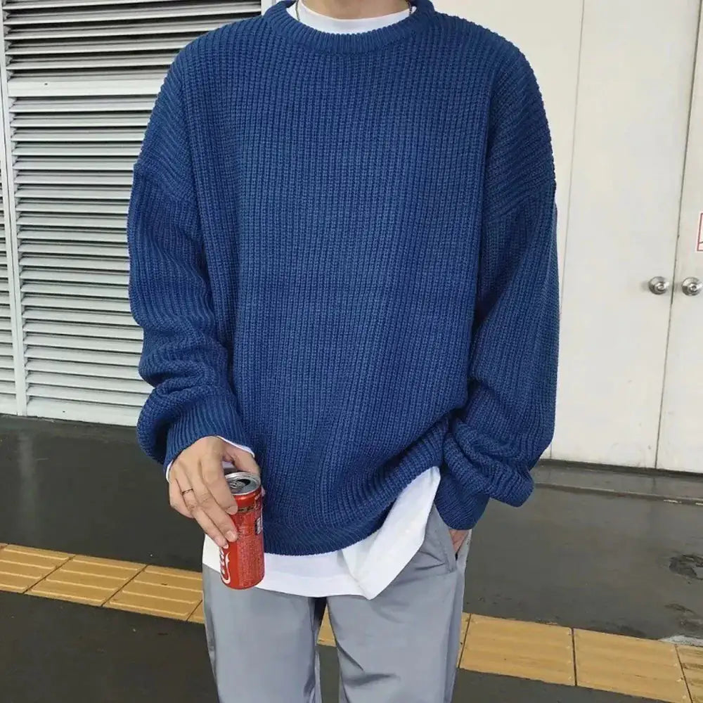 Men's Oversized Knit Sweater