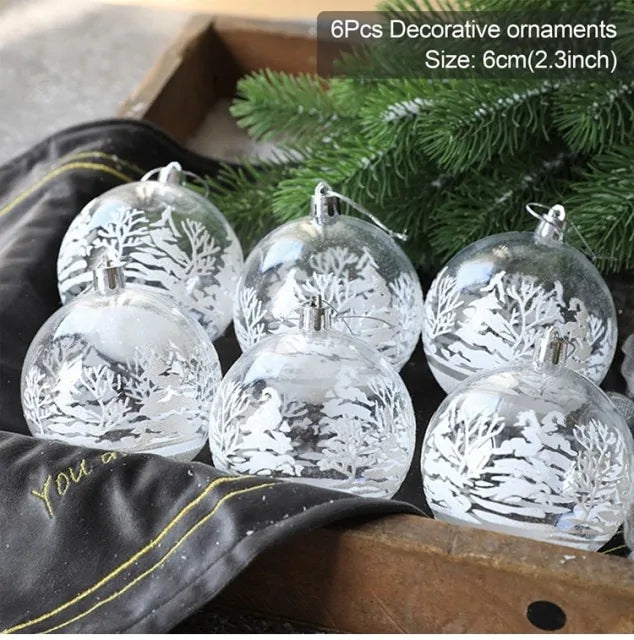 Christmas Transparent Ball Ornaments