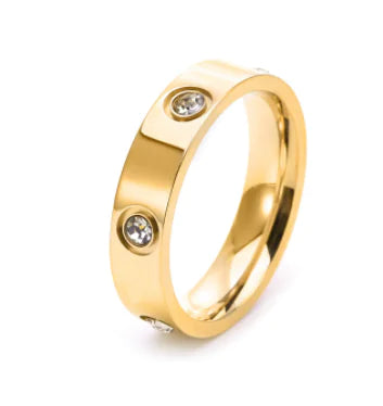 LOVE Stainless Steel Rings
