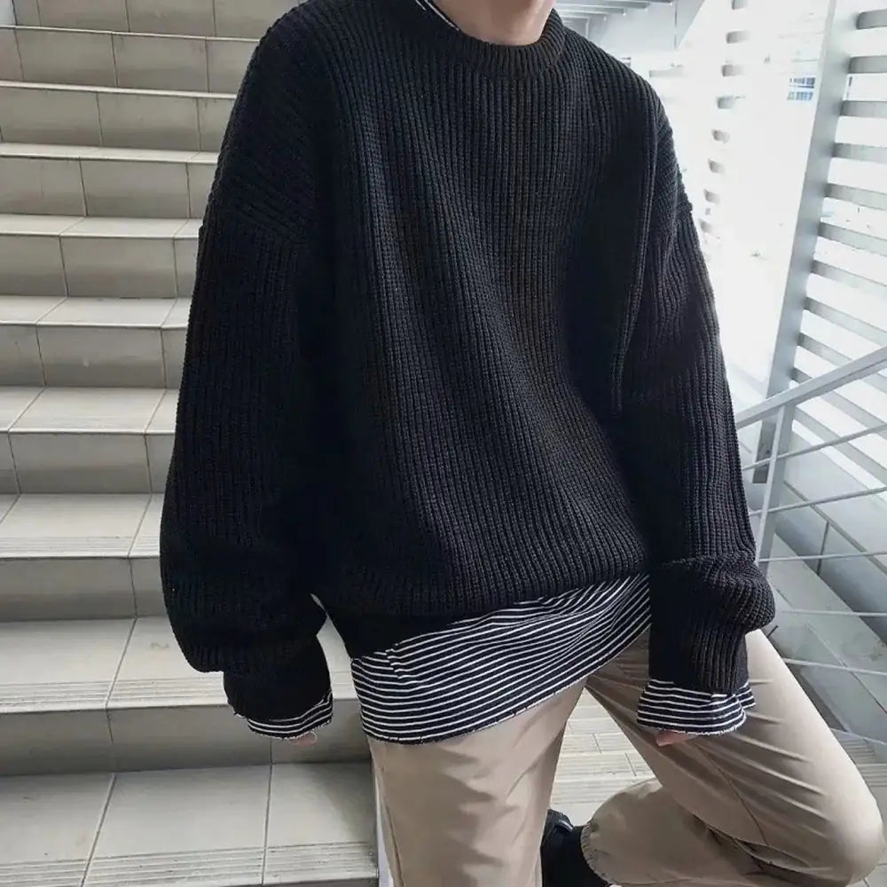 Men's Oversized Knit Sweater