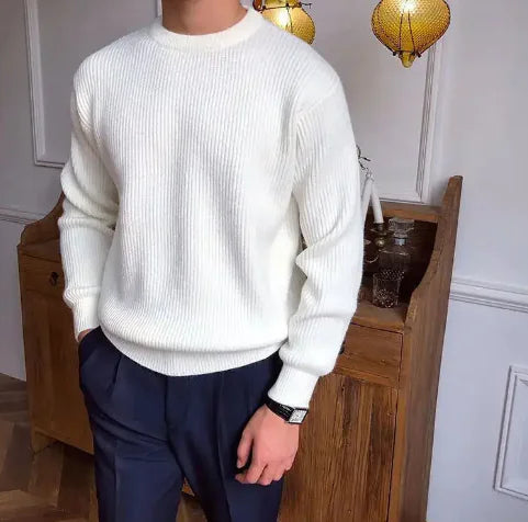 The Dapper Crew Knit Sweater