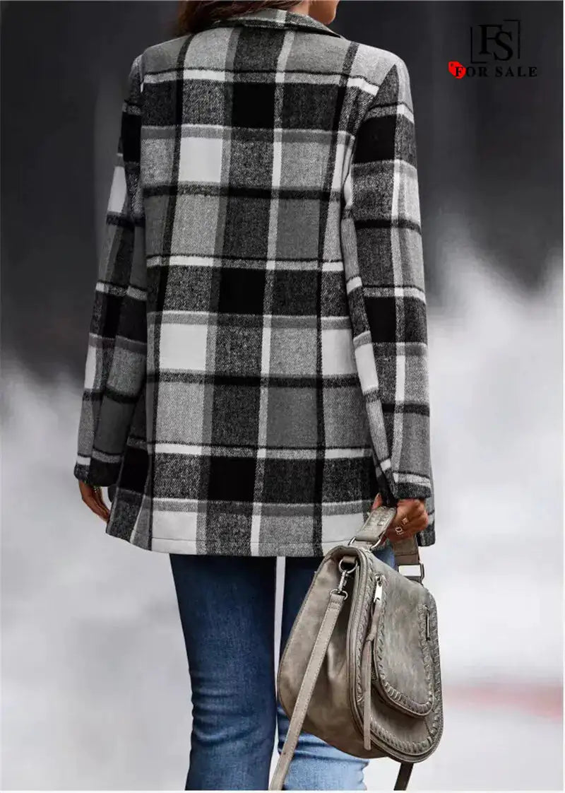 Plaid Chic Coat