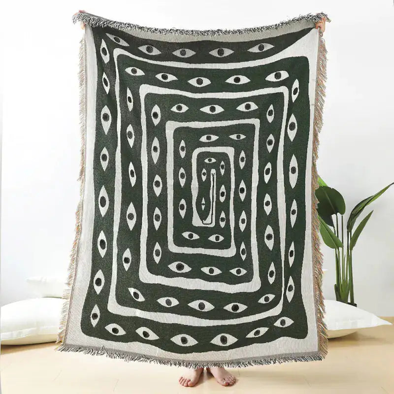 Snake Eye Throw Blanket