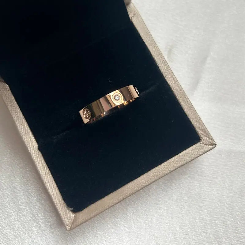 LOVE Stainless Steel Rings
