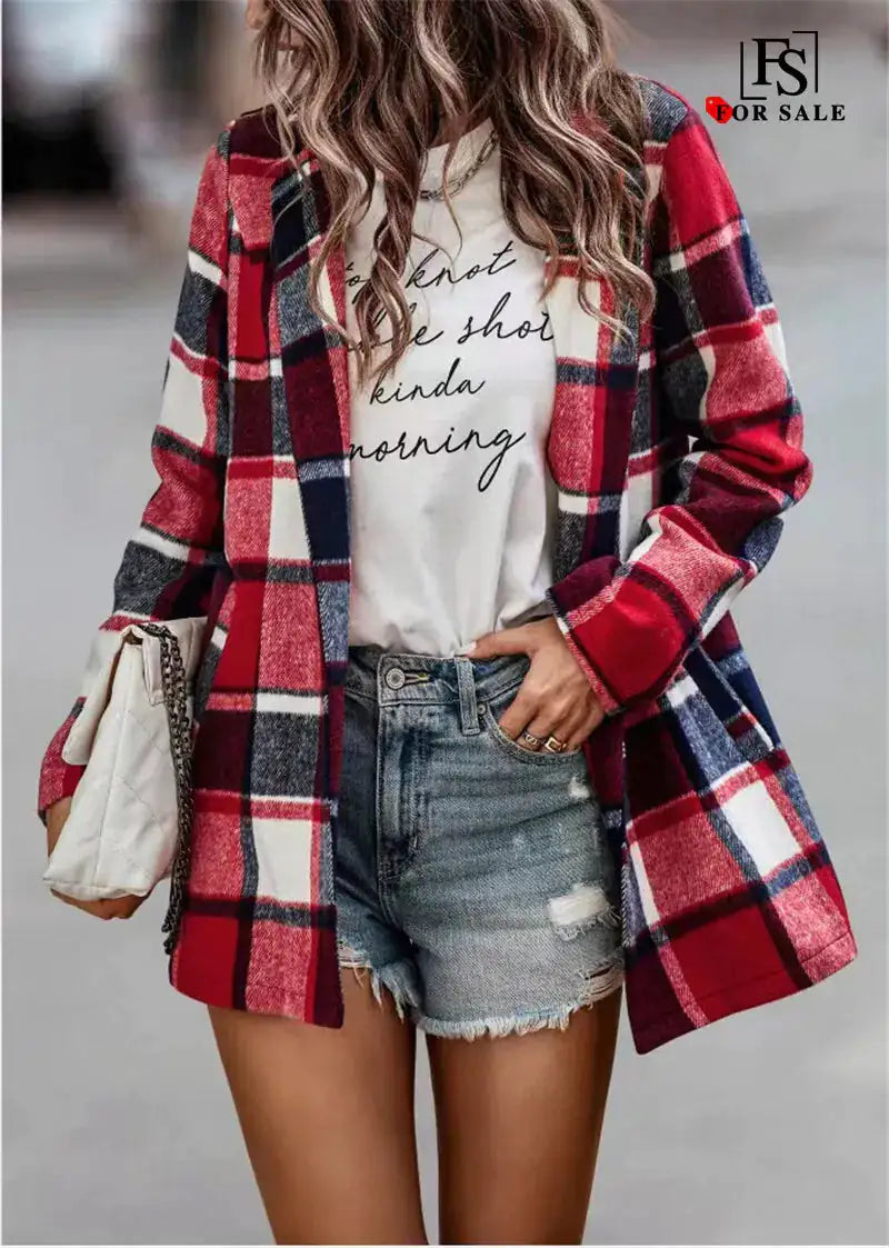 Plaid Chic Coat