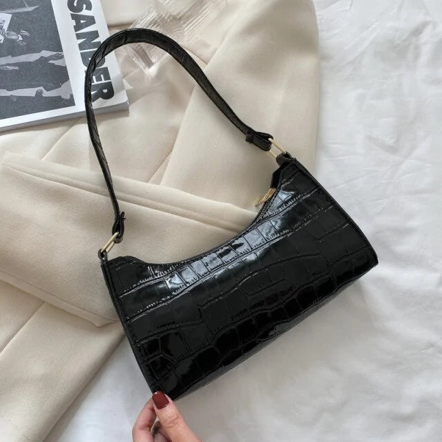 Sasha Leather Shoulder Bag