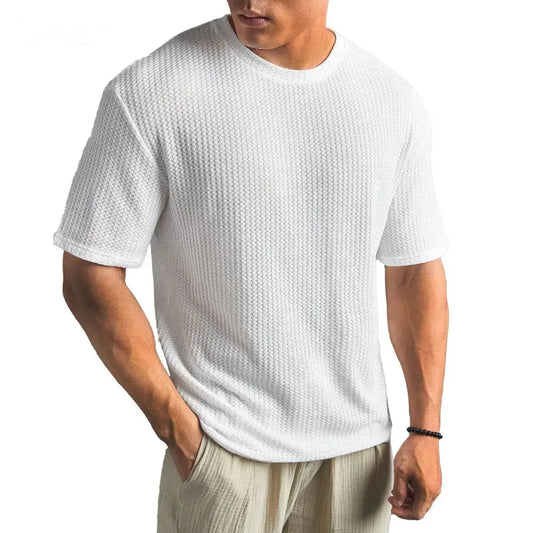 Outstanding Waffle-Knit Tee