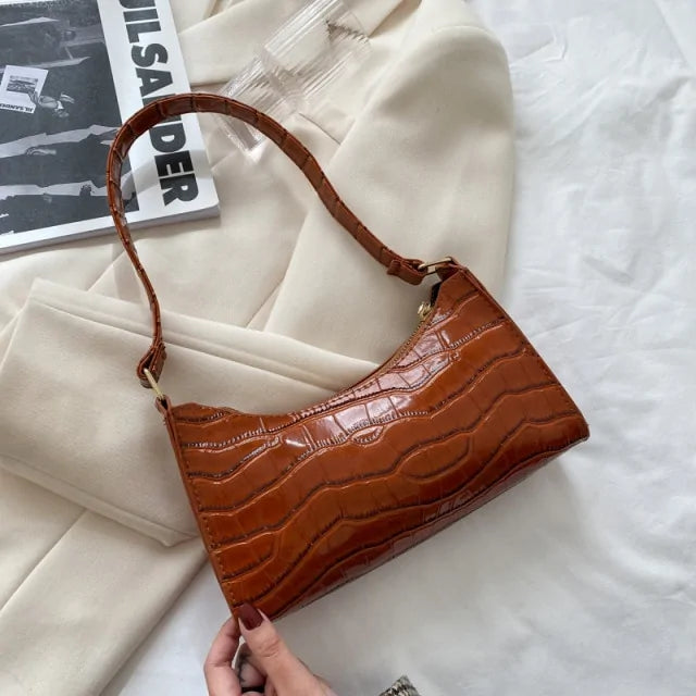 Sasha Leather Shoulder Bag