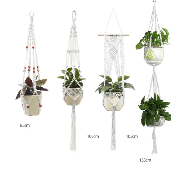 Homemade Macrame Plant Hangers