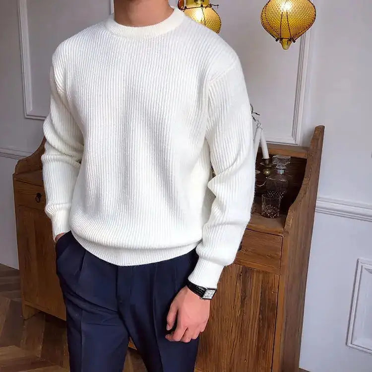 Classy Crew Knit Sweater