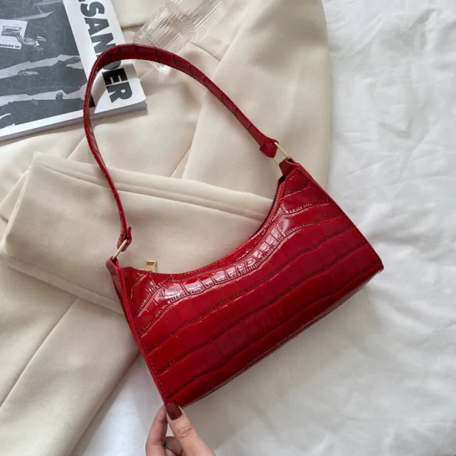 Sasha Leather Shoulder Bag