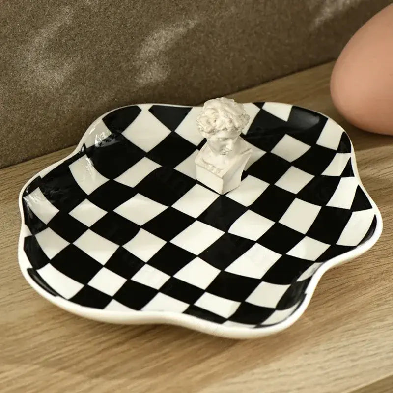 Nordic Checkerboard Jewelry Tray