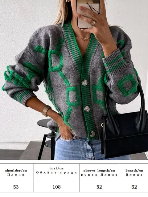 Dani Embroidered Knit Cardigan