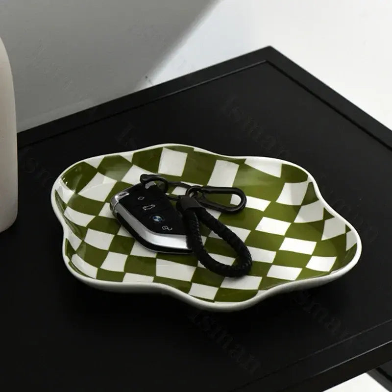 Nordic Checkerboard Jewelry Tray