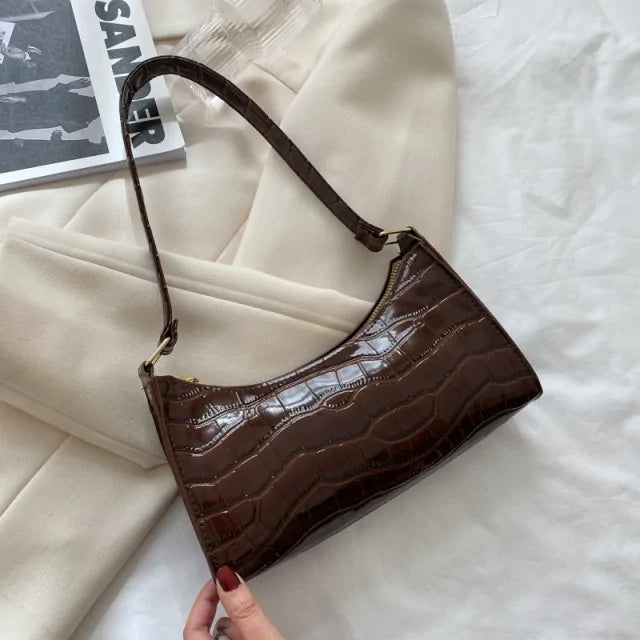 Sasha Leather Shoulder Bag