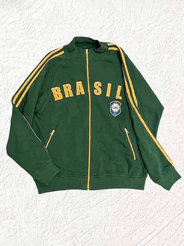 Brasil Zip Up Sweatshirt