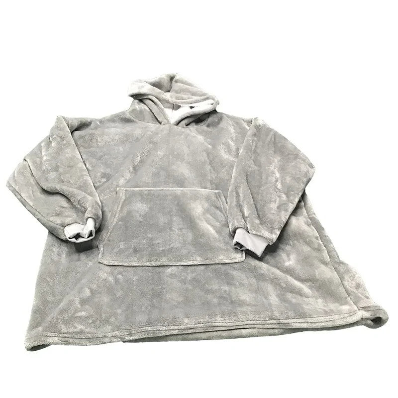 Fleece Sherpa Blanket with Sleeves