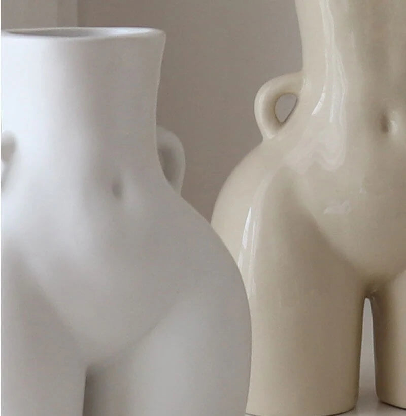 Human Body Ceramics Vases