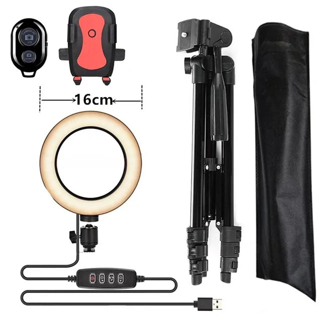 Bluetooth Tripod and Ring Light