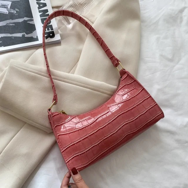 Sasha Leather Shoulder Bag