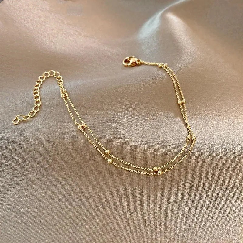 Gold Double Layer Bracelet