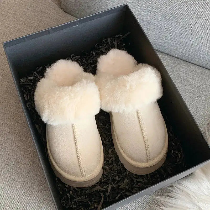 Cloudy Fur Slippers