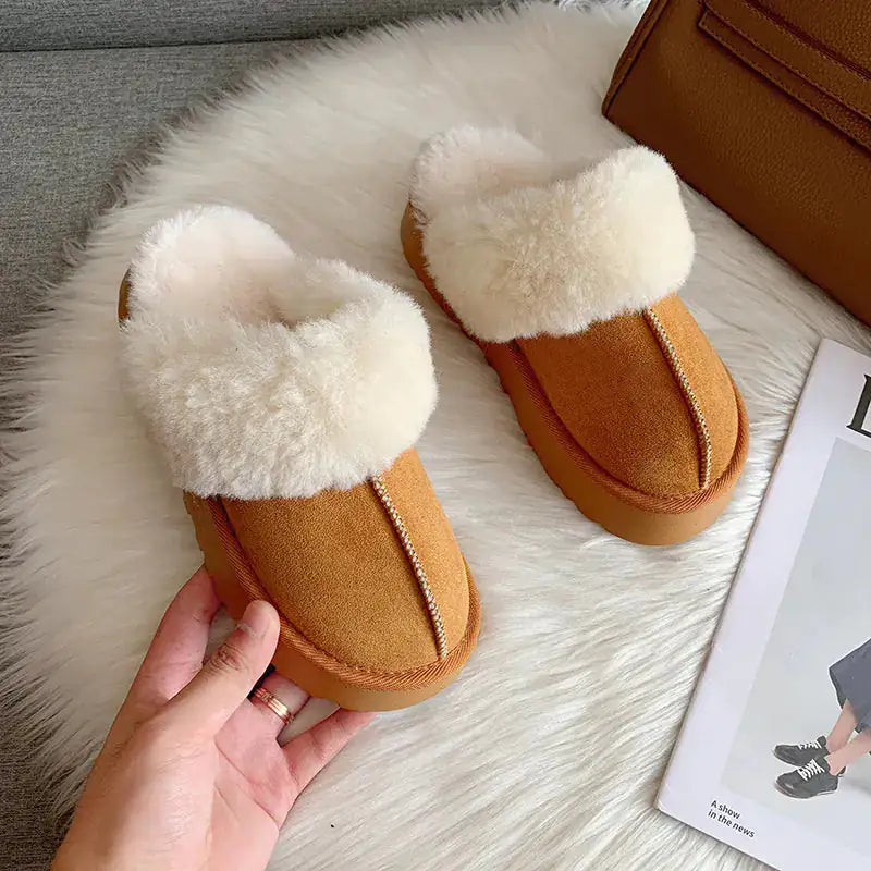 Cloudy Fur Slippers