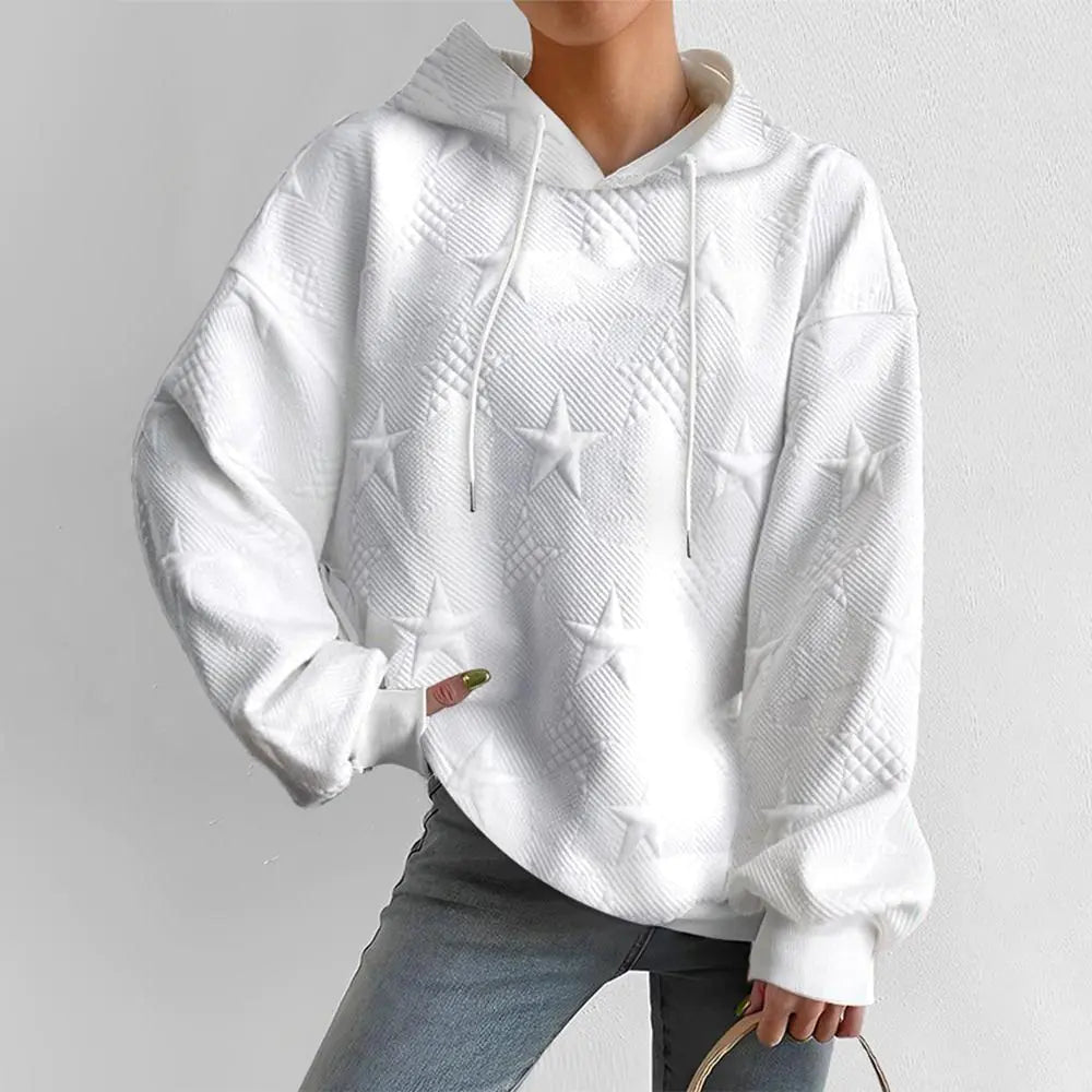 Star Embroidered Hoodie