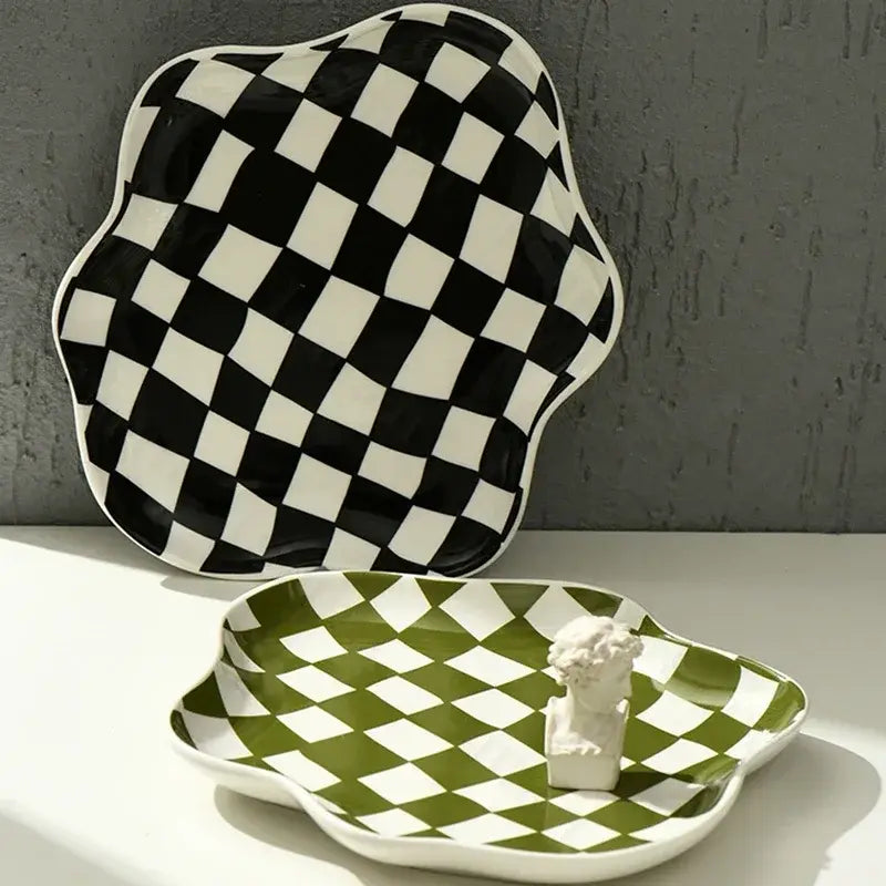 Nordic Checkerboard Jewelry Tray