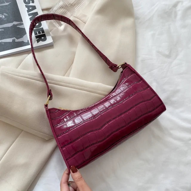 Sasha Leather Shoulder Bag