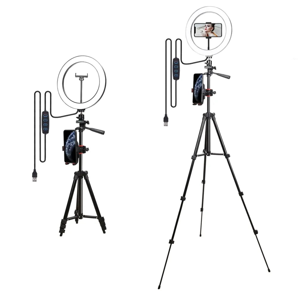 Bluetooth Tripod and Ring Light